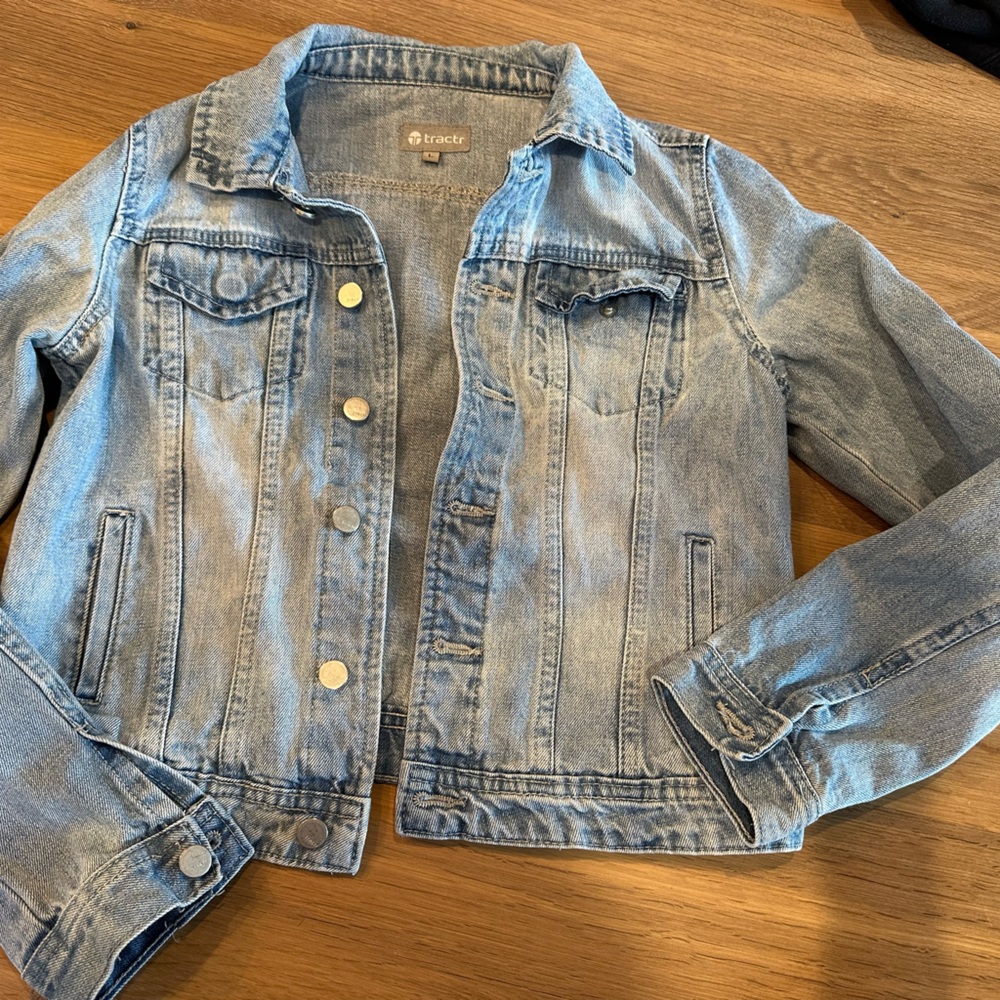 Tractr Jean jacket- kids size L